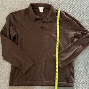 Marino Wool Men’s Banana Republic Sweater with Collar